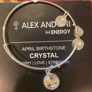 NWT Alex and Ani April birthstone crystal bracelet